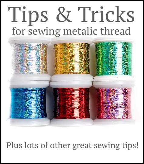 metallic thread sewing instructions